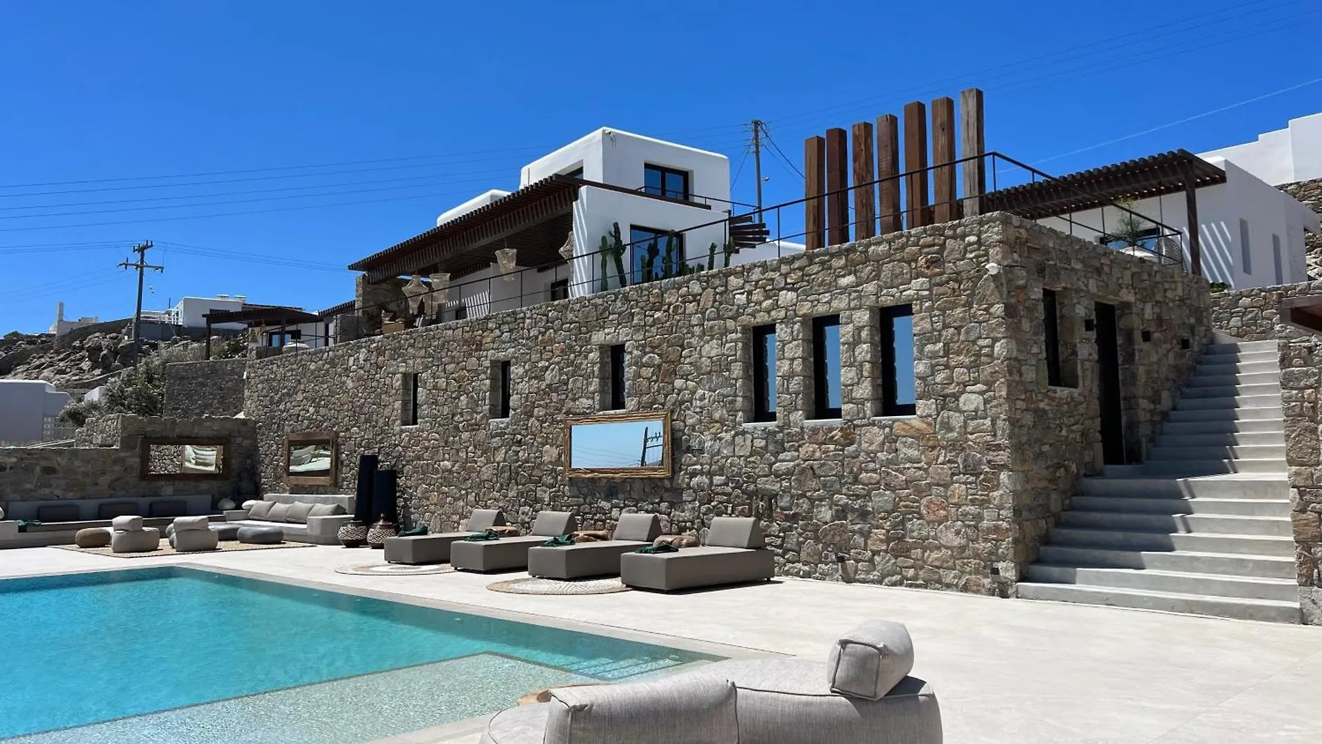 Resort Villa Vayu Mit Meer- Und Hafenblick Mykonos Town Ελλάδα