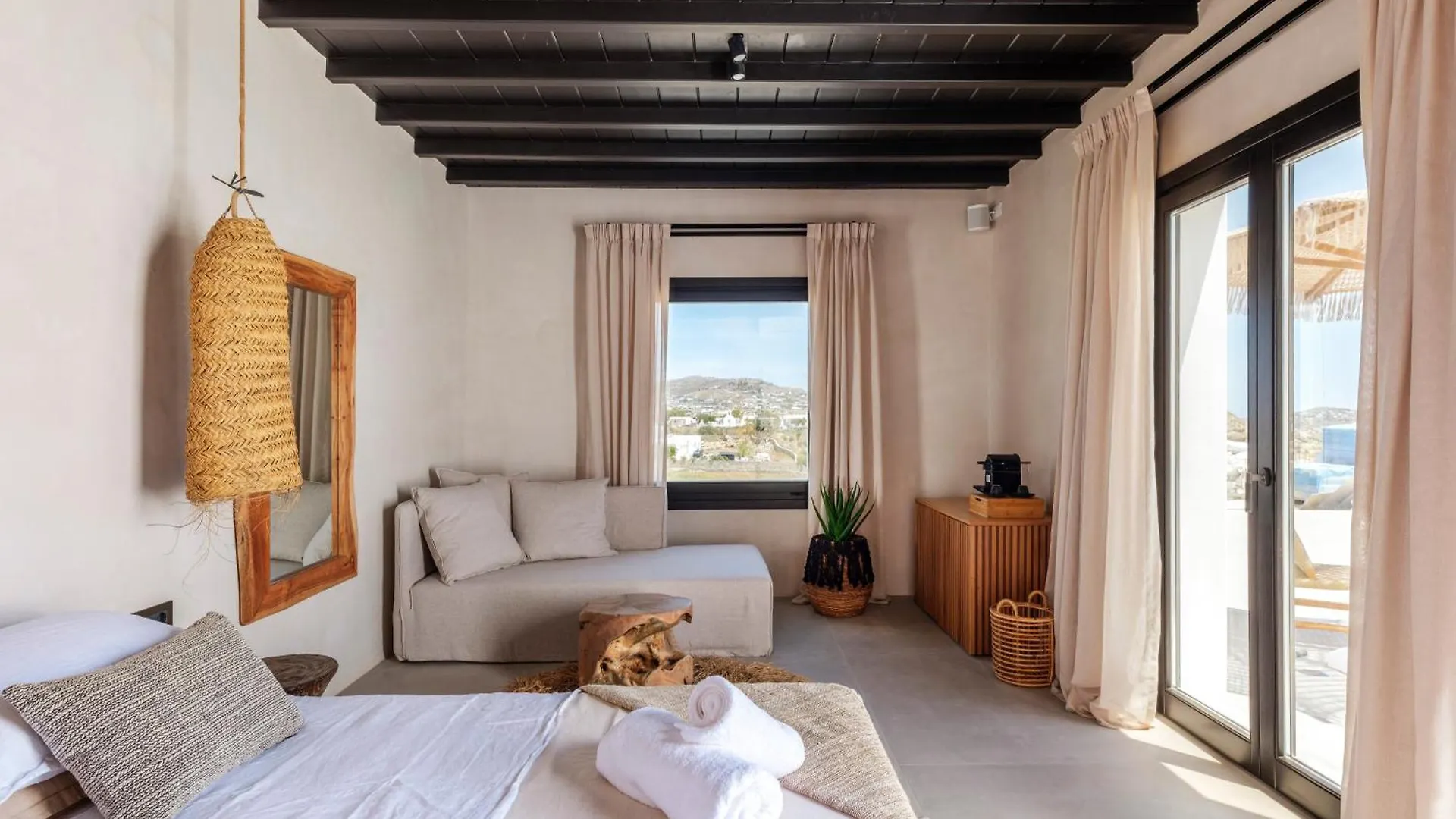 Resort Villa Vayu Mit Meer- Und Hafenblick Mykonos Town