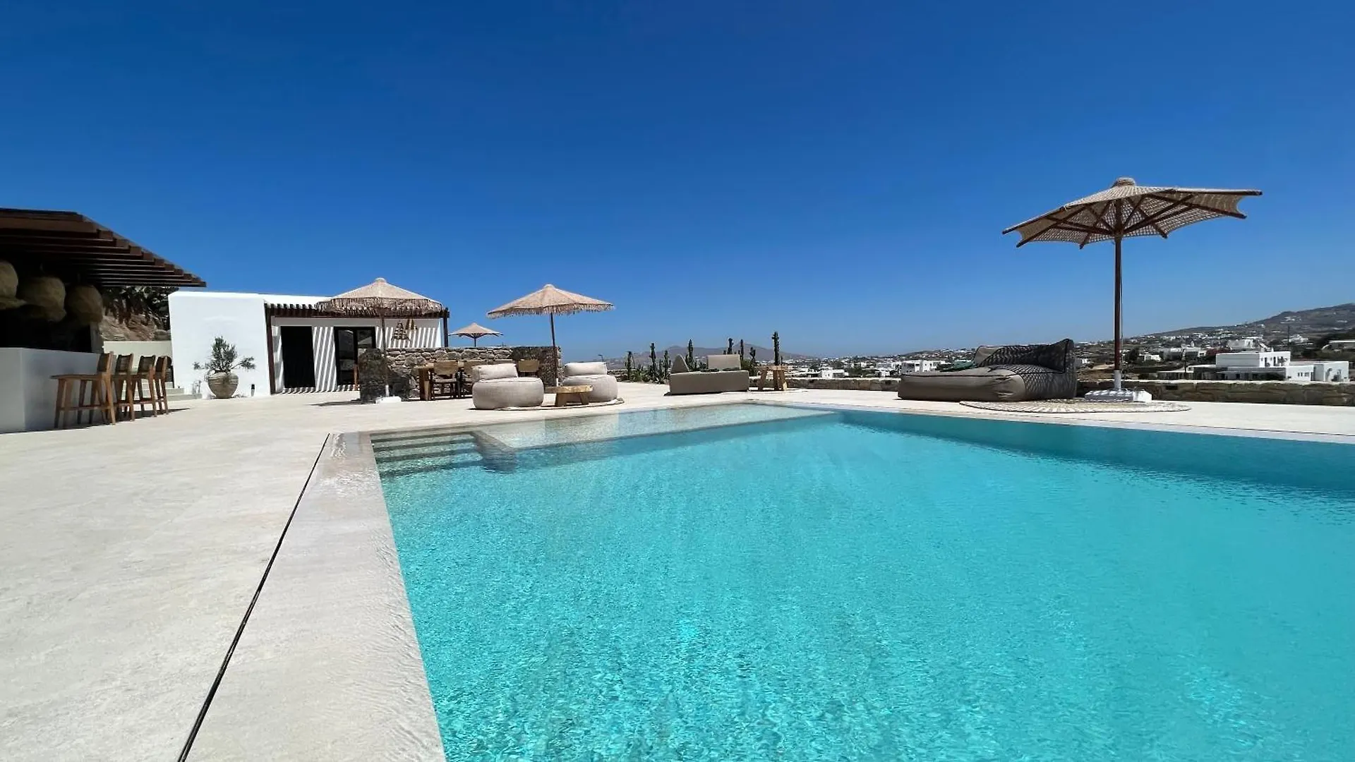 Resort Villa Vayu Mit Meer- Und Hafenblick Mykonos Town Grecia