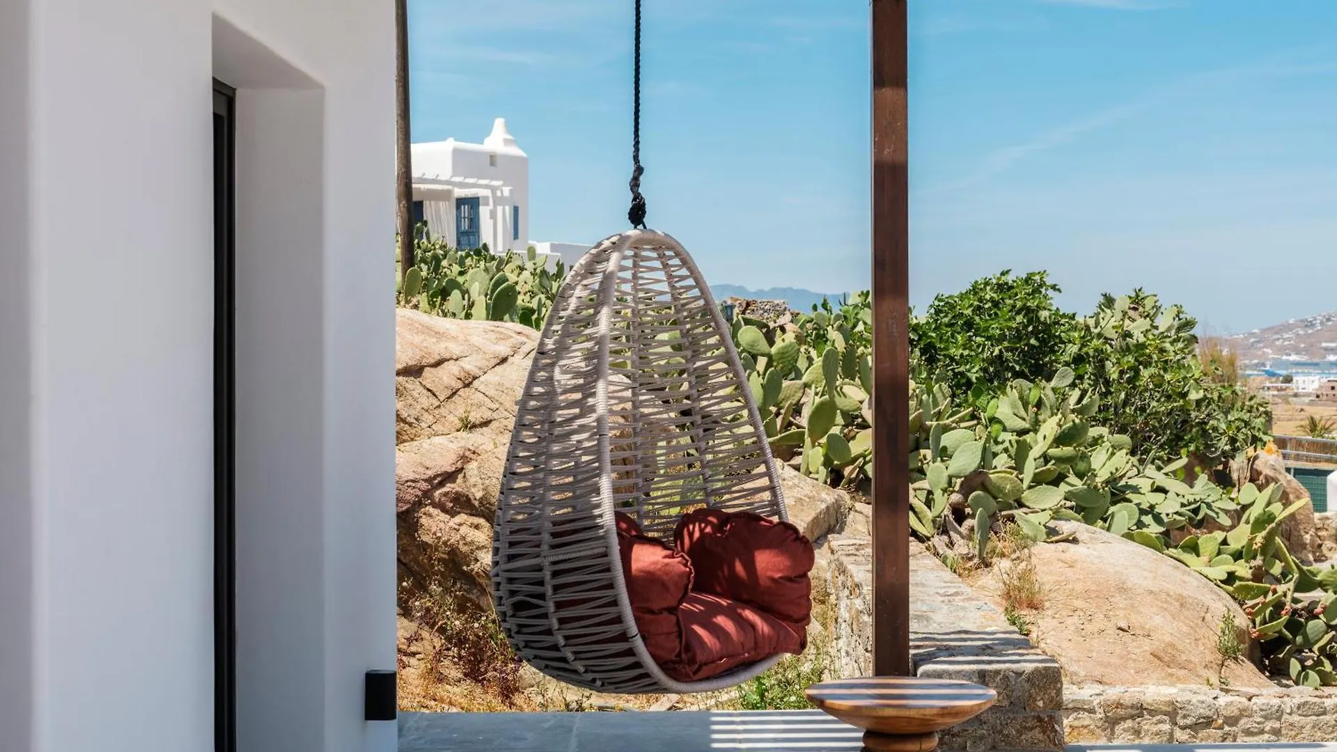 Resort Villa Vayu Mit Meer- Und Hafenblick Mykonos Town Grecia